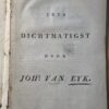 Iets Dichtmatigst door Joh. van Eyk. Susan en Zoon Den Haag