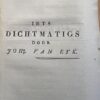 Iets Dichtmatigs door Joh. van Eyk (Eijk)