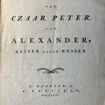 De schim van Czaar Peter aan Alexander Keizer aller Russen 1814
