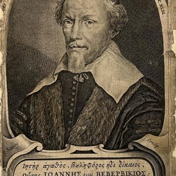 Portrait print Johannes van Beverwijck Savery after Cuyp