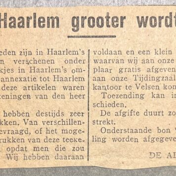 Haarlem, [1923], Illustrations | Als Haarlem grooter wordt... een reeks teekeningen van plekjes in Haarlem's omstreken, die na de annexatie tot Haarlem zullen behoren. [s.n.], Haarlem, [1923], 24 pp.