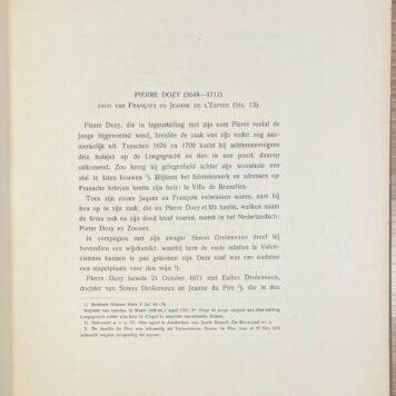 Genealogy, 1911, Dutch Patriciate | De Familie Dozy. Genealogie en geschiedenis door Dr. G. J. Dozy. 's-Gravenhage, Van Stockum's Antiquariaat (J. B. J. Kerling) 1911, 340+(9)pp.