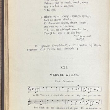 Music, 1885, Songbook | Nederlandsche Liederen uit vroegeren tijd, uitgegeven door J. H. Scheltema. Leiden. E.J. Brill, 1885, 458 pp.