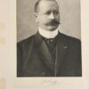 Jean (Johannes) Loeff oud minister van justitie en advocaat antieke prent