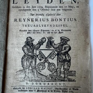 Bontius Belegering en ontsetting der stadt Leyden 1574