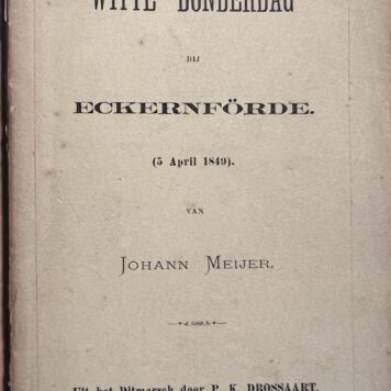 Johann Meijer's Witte Donderdag bij Eckernförde Drossaart