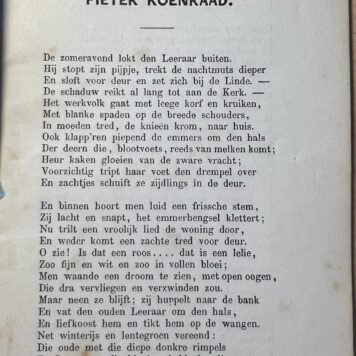 Klaus Groth's Pieter Koenraad uit het Ditmarsch vertaald door P.K. Drossaart
