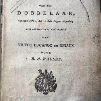 Dertig jaren of het leven van een dobbelaar Victor Ducange en Dinaux door B.A. Fallee