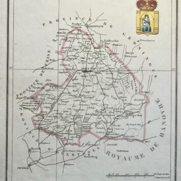 Map of Province of Drenthe [Kaart van provincie Drenthe