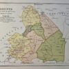 Map of Provincie Drenthe in de helft der 18e eeuw