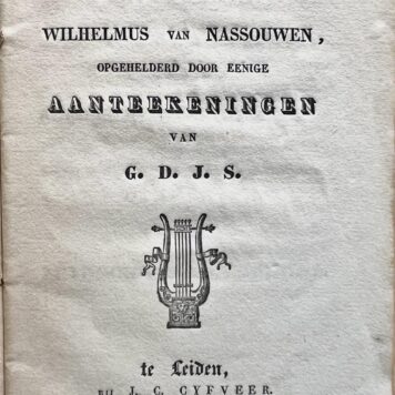 Het oude volkslied Wilhelmus van Nassouwen