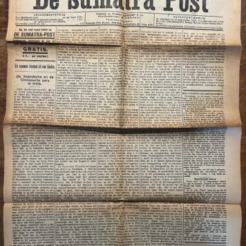 The Sumatra Post, Medan zaterdag 20 januari 1917