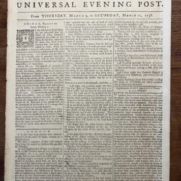 The London Chronicle or Universal Evening Post 1758