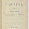 Theatre, 1851, Amsterdam | Leven van Jan Punt, door Simon Stijl (...) te 's Gravenhage, bij K. Fuhri, 1851, 153 pp.