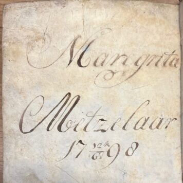 School book, [1798], Letters | Algemene Zend-Brieven, Zo die in de Duitze Scholen van Nederland worden geleerd. (...) Te Amsterdam, By de Erven de Wed. J. Ratelband, en J. Brouwer, [1798], 40 pp.