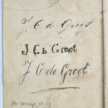 Schoolbook, 1832, Music | De Muzikale Vriend der Jeugd, of Bevallige Zangstukjes voor het Opkomend Geslacht, ook tot Schoolgebruik. Uitgegeven doo W. Oudshoff. 2e stukje. Te Rotterdam, bij Mensing en Van Westreenen, 1832, 50 pp.