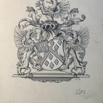 Family crest Van Dam van Brakel