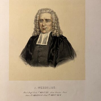 Professor J. Wesselius by Leendert Springer Universiteit Leiden