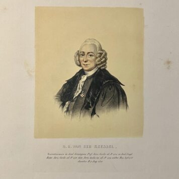 Professor D.G. van der Keessel by Leendert Springer Universiteit Leiden prent print