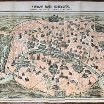 Cartography Paris 1920 | Nouveau Paris Monumental