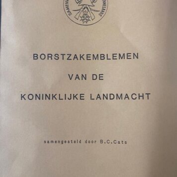 Borstzakemblemen van de koninklijke landmacht