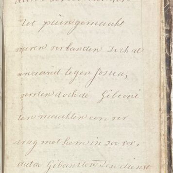 Manuscript, [eighteenth century], Bible | Bijbelgeschiedenis. Manuscript, ca. 1800.