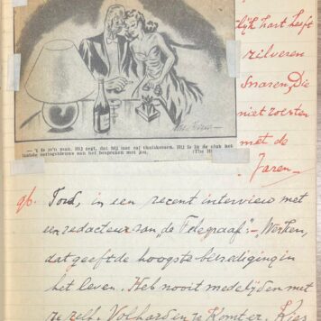 Manuscript, ca. 1939, Life lessons | Levenswaarheden. [...] Eventjes Lachen. Manuscript, Den Haag, 1939.