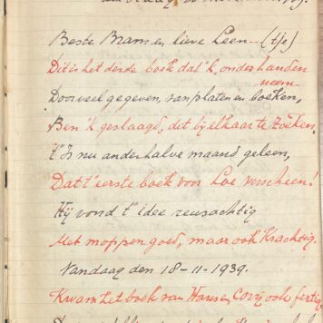 Manuscript, ca. 1939, Life lessons | Levenswaarheden. [...] Eventjes Lachen. Manuscript, Den Haag, 1939.