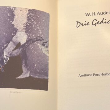 W.H. Auden, Drie gedichten, Arethusa Pers Herber Blokland Baarn 1983