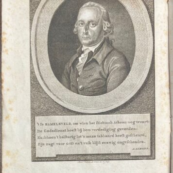 Literature, 1822, Verweij | Christelijke Droefheid en Troost. Herinneringen bij den dood van geliefde panden. door Bernardus Verweij. Predikant in 's Gravenhage. tweede druk. Amsterdam, Gerrit Portielje, 1822, 248 pp.