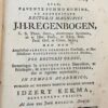 Dissertation Eekma 1809