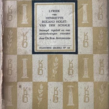 Lyriek van Henriette Roland Holst-Van der Schalk Klassieke Galerij