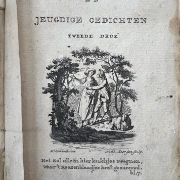 Minne-zangen en jeugdige gedichten tweede druk Loosjes 1790