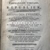 Treur-bazuin uitgalmende keizer Josef II Oostenrijk