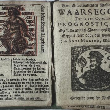 Den oprechten Delftsen Almanach op 't schrikkel-jaar onzes heeren 1740