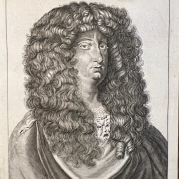 Portrait print of Georg Wilhelm Hertogh tot Brunswyk en Lunenburg