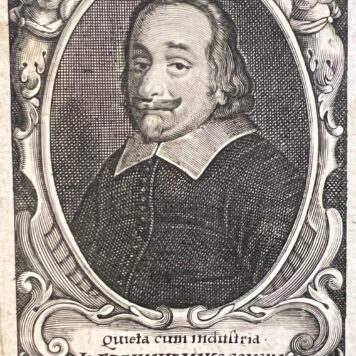 Portrait print of Johann Freinsheim (Freinsheimius)