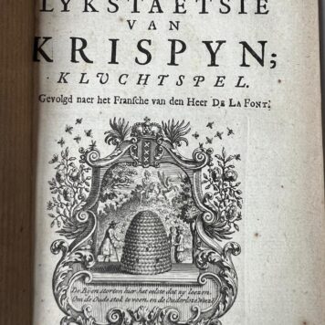 De schipbreuk of de lykstaetsie van Krispyn; kluchtspel. Elias