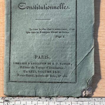 Charte constitutionnelle, precede de la reponse de S.M. Charles X