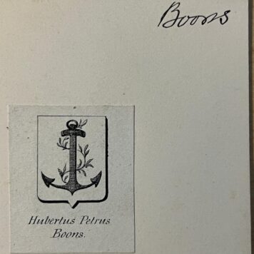 familiewapen Hubertus Petrus Boons