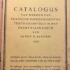Catalogus van werken van Fransche impressionisten tentoongesteld in het Frans Halsmuseum