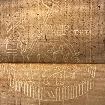 Original Dutch manuscript on the end of the 'Trekschuit' Haarlem - Amsterdam 1839