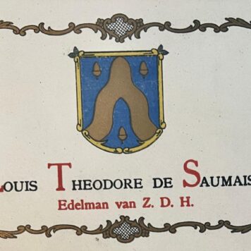 Louis Theodore de Saumaise familiewapen
