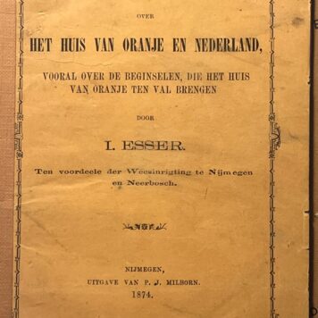 Zamenspraken over het huis van oranje en Nederland 1874
