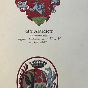 Stapert dubbel familiewapen