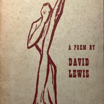 End and beginning a poem by David Lewis