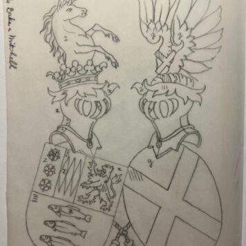 Family crest Heerkens Thijssen - van der Kun Familiewapen