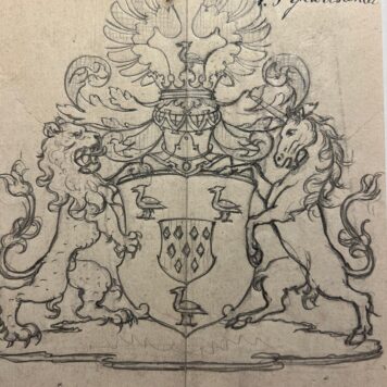 Family crest Storm van 's Gravesande Familiewapen