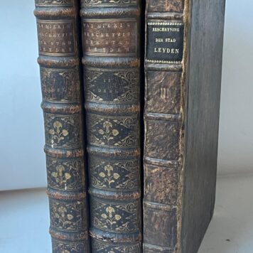 Beschryving der stad Leyden Frans van Mieris compleet