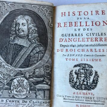 Histoire de la rebellion et des guerres civiles d'Angleterre 1709